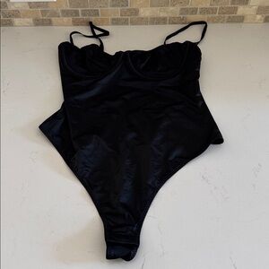 H&M Elegant Black Body Suit with low back. Size: 10 NWOT